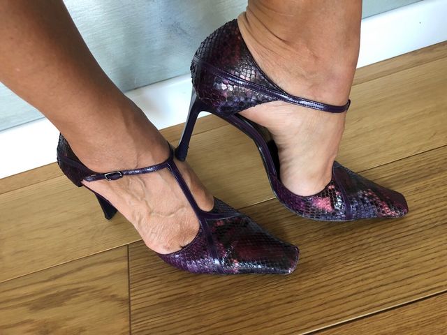 Scarpe donna in vero pitone tg 38