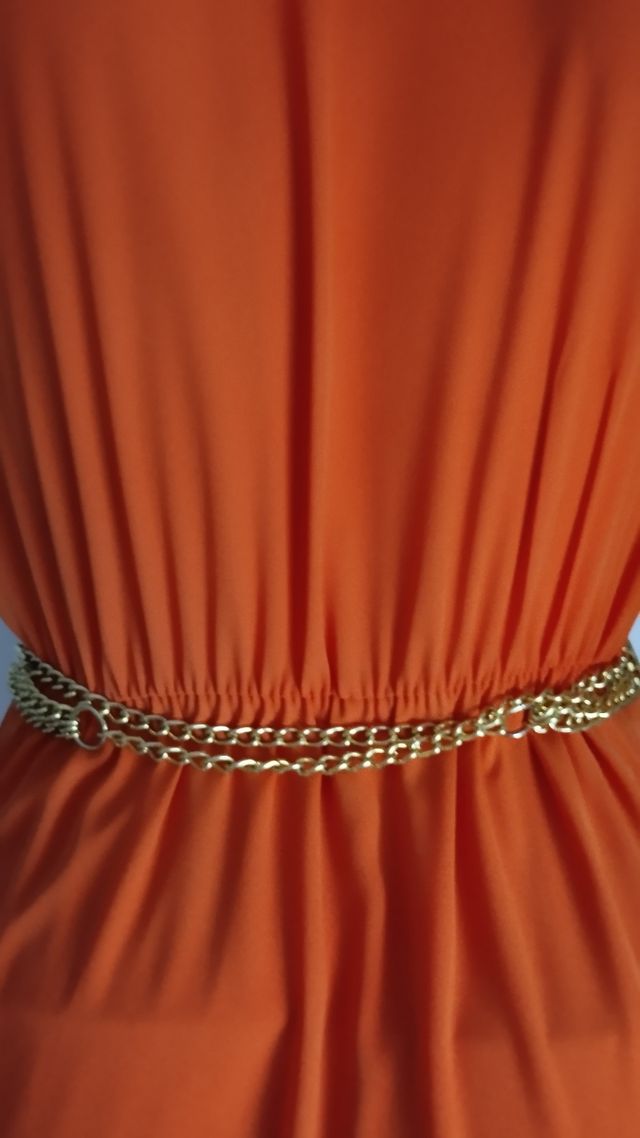 Cinturón vintage metálico dorado nuevo nuevo