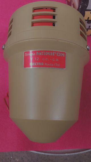 Sirena auto Electra 12 V. nuova