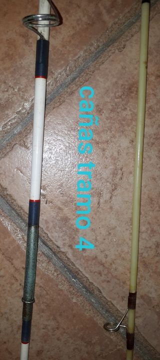 Cañas de pescar y salabre.