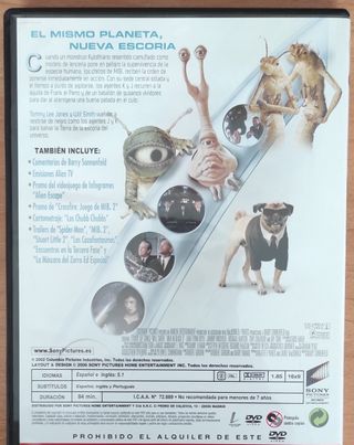 DVD PELÍCULA HOMBRES DE NEGRO II - MEN IN BLACK II