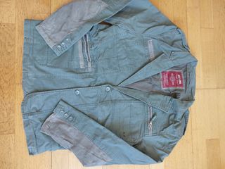 CHAQUETA HOMBRE VINTAGE DENIM VERDE 
