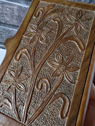 Scatola in legno porta carte da gioco