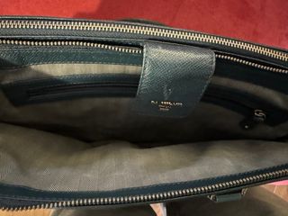 Bolsa porta ordenador portatil de piel Da Milano