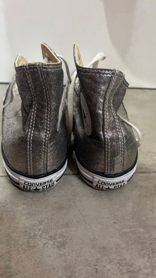 Converse originales plateadas