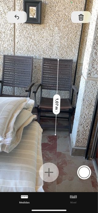 Conjunto de dos sillas de terraza de madera maciza