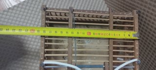 Transportín de madera para aves