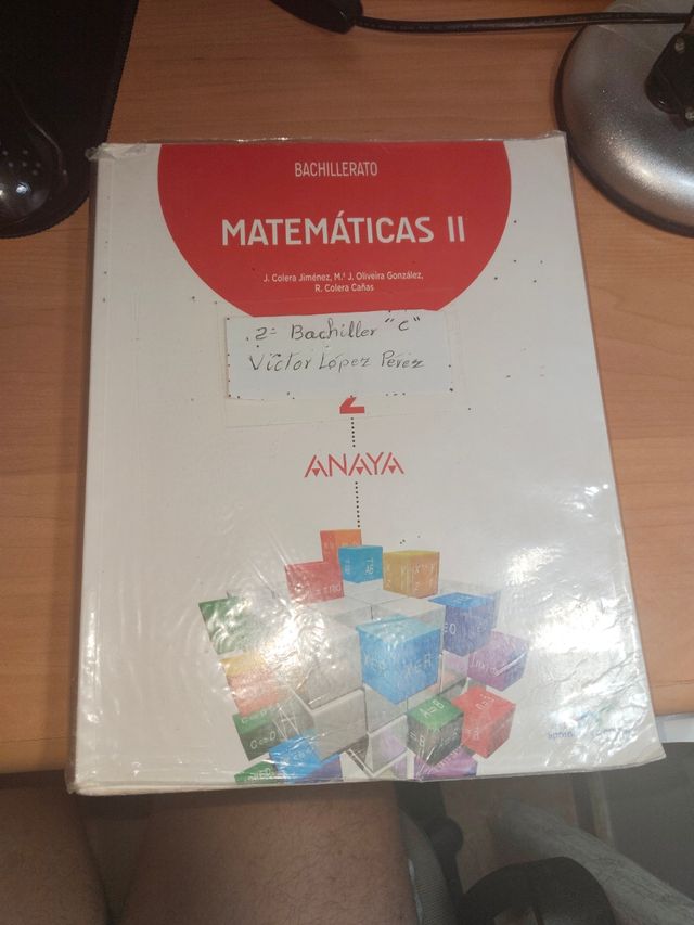 Libro Matemáticas Segundo Bachiller