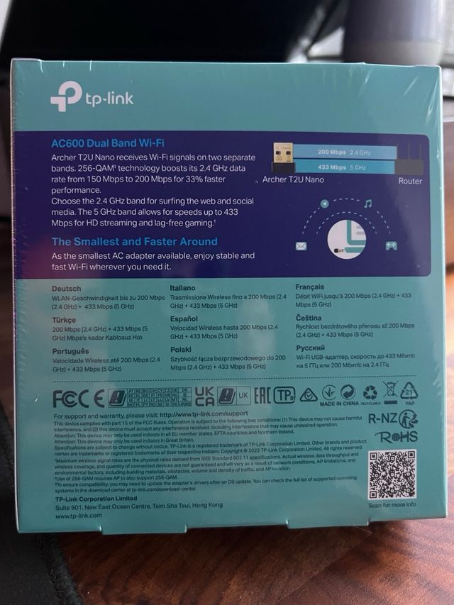 Usb wifi Tp-Link Archer T2U Nano