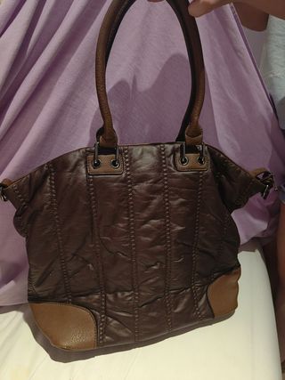 Bolso tote color marrón