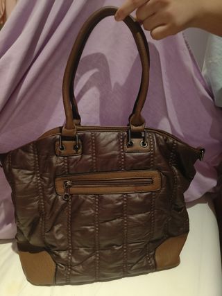 Bolso tote color marrón