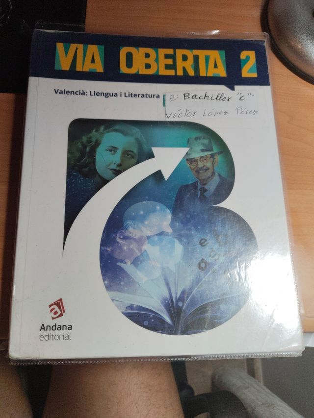 Libro Valencia Segundo Bachiller Andana