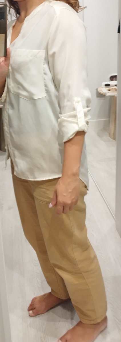 Camisa crema de Blanco