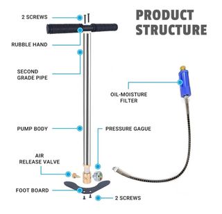 Bomba manual buceo 0.5 1l