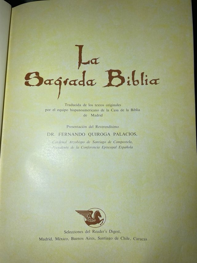 Biblia gran tamaño