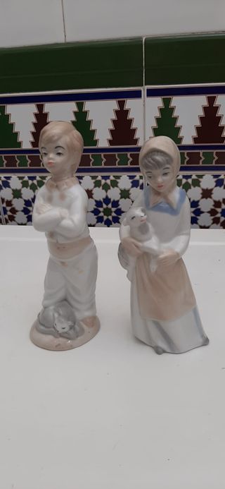 Pareja porcelana