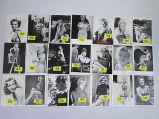 MARILYN MONROE cartoline 10X15 collezione vintage