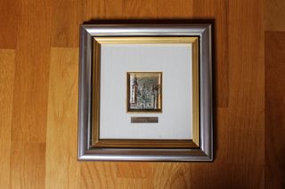 Quadro argento su lastra