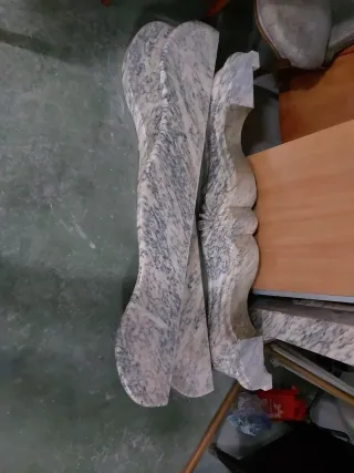 Chimenea marmol tallado