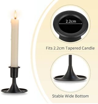 PORTAVELAS VINTAGE 6 UNIDADES