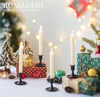 PORTAVELAS VINTAGE 6 UNIDADES