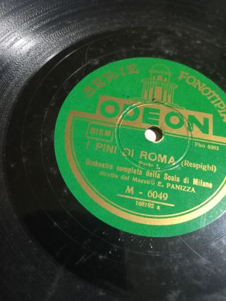 I Pini Di Roma 78 rpm (1935) pizarra