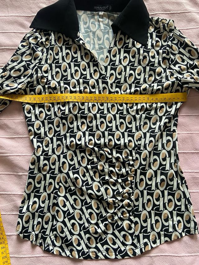 Vintage hippie seventies shirt long sleeve top