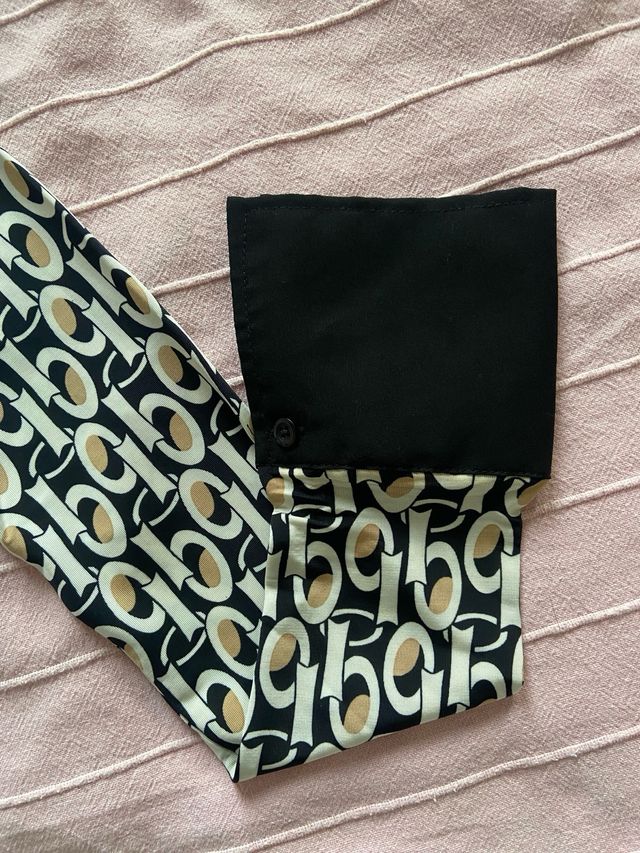 Vintage hippie seventies shirt long sleeve top