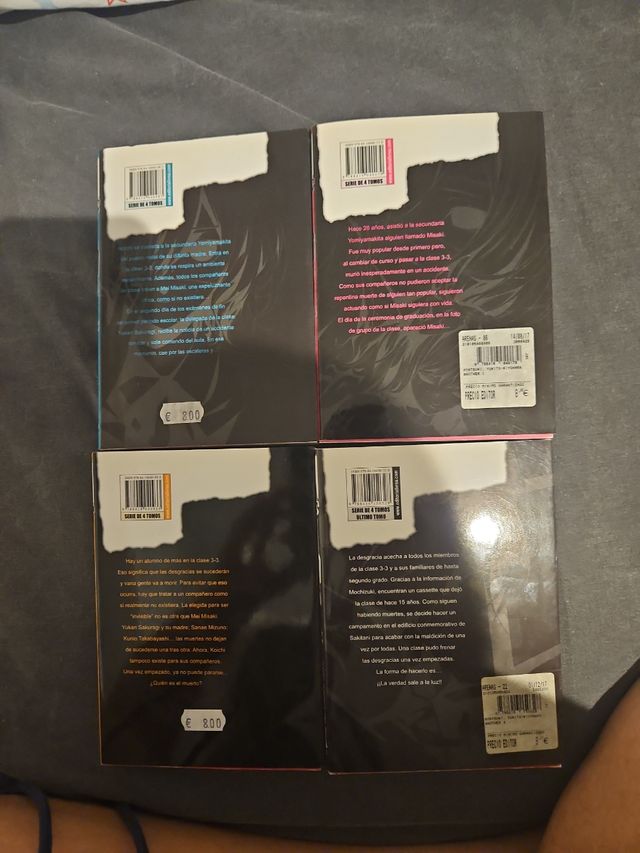 Pack 4 mangas ANOTHER