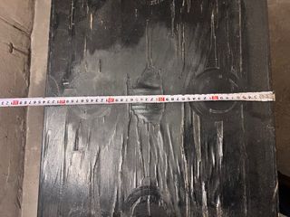 Mesita auxiliar de madera para restaurar.
