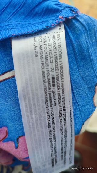 Falda midi y blusa de Mango