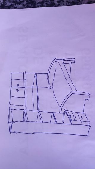 Juego de cama, mesilla y estantería de madera maci