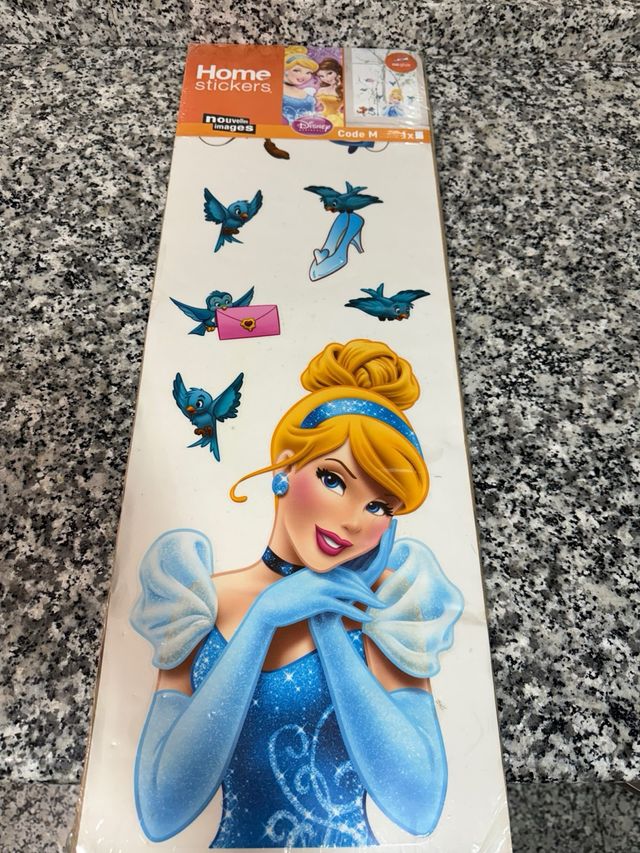 Pegatinas removibles Cenicienta  Princesa Disney