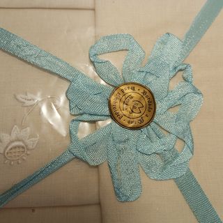 SÁBANA DE LINO BORDADA NUEVA