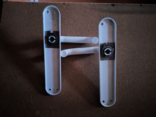 Jgo Manillas blancas para puerta