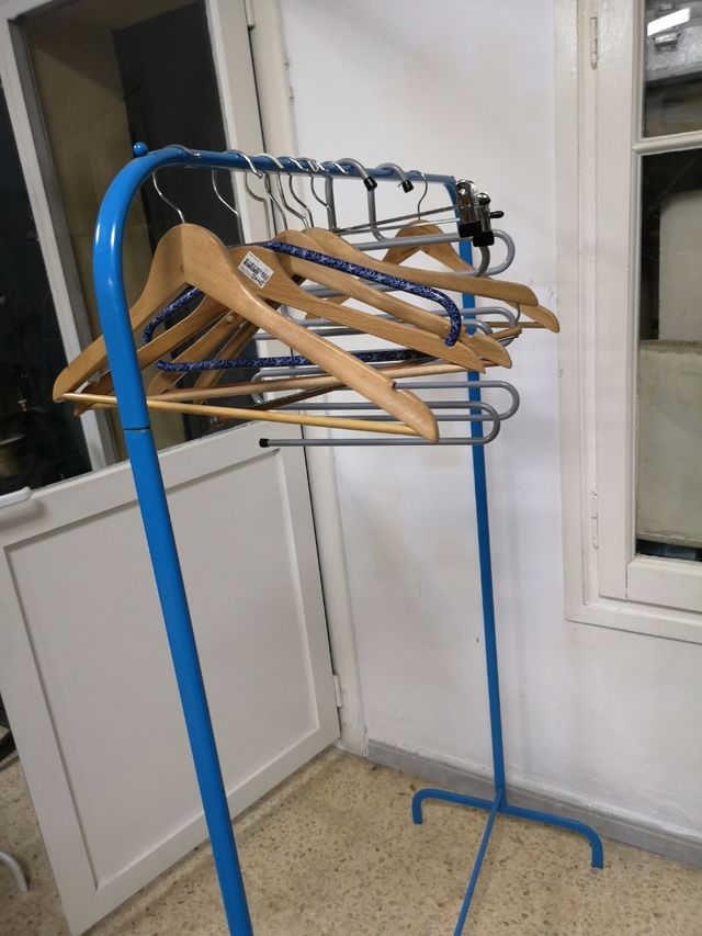 Burros Ropa metal blu.