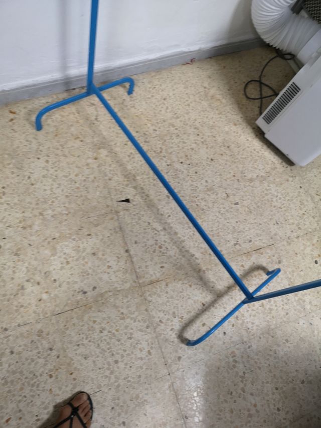 Burros Ropa metal blu.