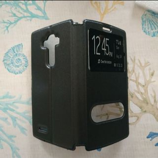 Custodia in pelle LG G4 Nero