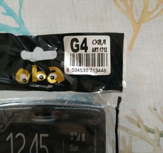 Custodia in pelle LG G4 Nero