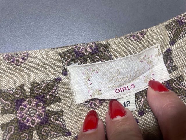 Minifalda tableada Talla 12