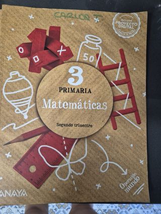 Matemáticas 3 primaria Anaya ( tres trimestres)