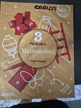 Matemáticas 3 primaria Anaya ( tres trimestres)