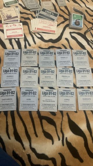 Cromos liga este 80-81