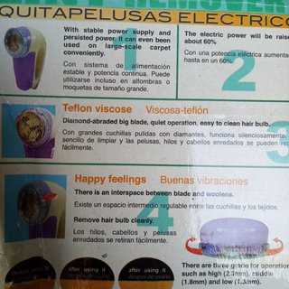 Quitapelusas eléctrico