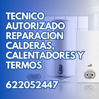 Técnico reparación caldera calentador