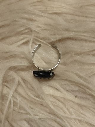 Anillo gato negro artesanal