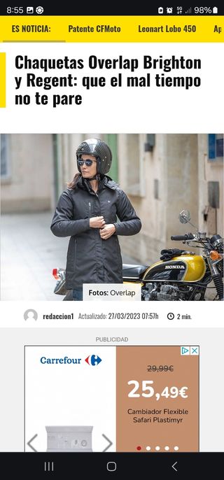 Chaqueta moto 