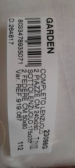 Completo matrimoniale Gabel