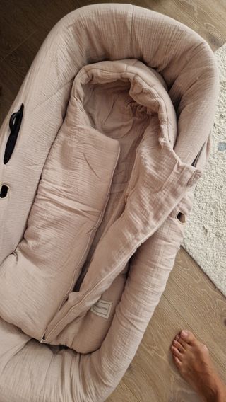 Saco y funda capazo entre tiempo