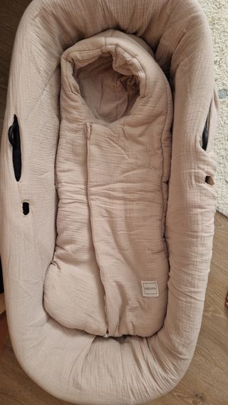 Saco y funda capazo entre tiempo